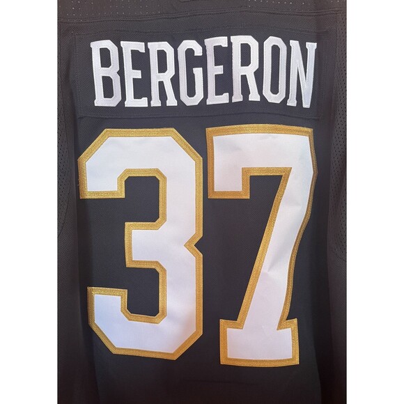 Adidas Boston Bruins Patrice Bergeron Authentic Jersey 100th Anniversary Size 52 - Picture 11 of 14